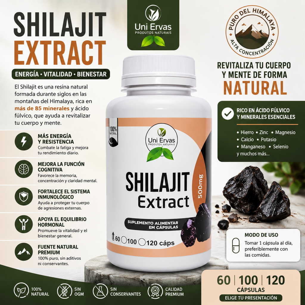 SHILAJIT-POTENCIADOR PARA HOMBRES