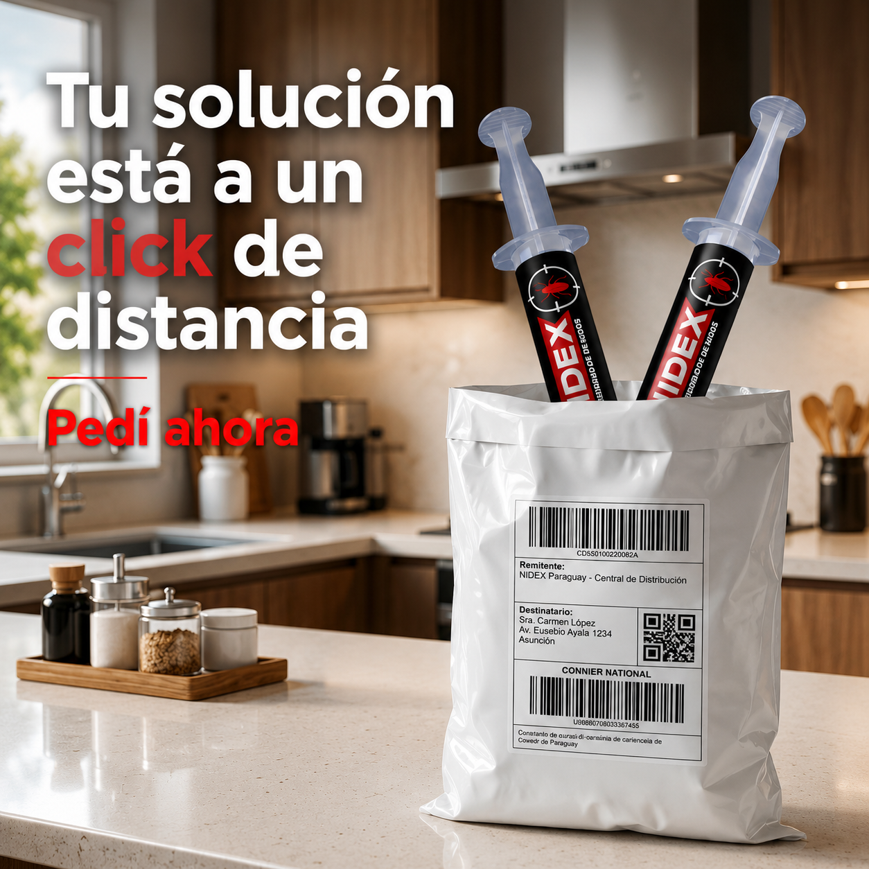 NIDEX® GEL Cucarachicida x3 Unidades