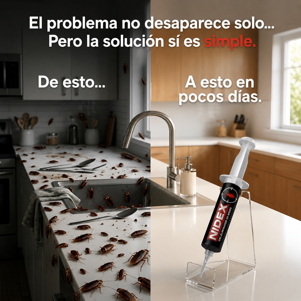 NIDEX® GEL Cucarachicida x3 Unidades