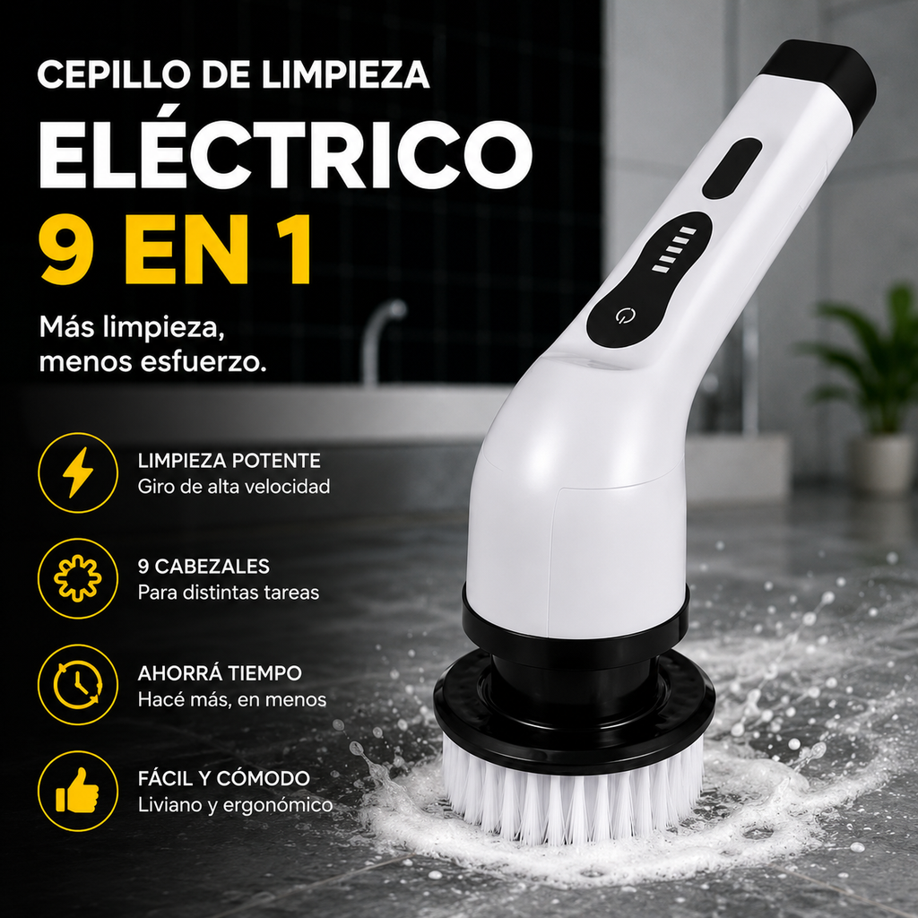 Cepillo de Limpeza Multifuncional 9 EN 1